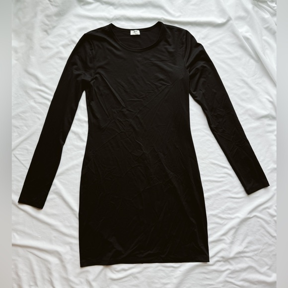 Aritzia Black Long Sleeve Dress - Picture 3 of 5